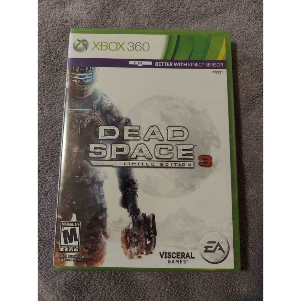 Dead Space‎ 3 Limited Edition Xbox 360 Video Game Disc Case Manual